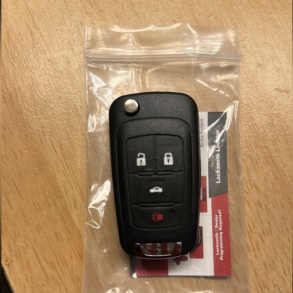 Chevy cruze replacement key fob